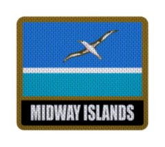 Iron-On Patch 7,5 cm Bandera con Nombre - Countries de Oceanía on internet