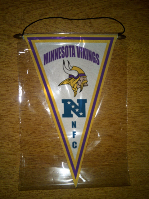 Triangular Pennant NFL Minnesota Vikings - buy online