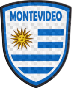 Image of Iron-On Patch 7,5 cm Shield - Countries de América