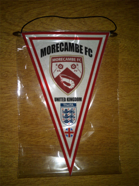 Banderín Triangular Morecambe Fc - comprar online