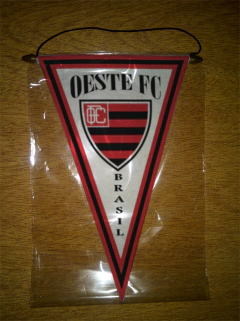 Flâmula Triangular Oeste Futebol Clube De Itápolis 2 Modelos na internet