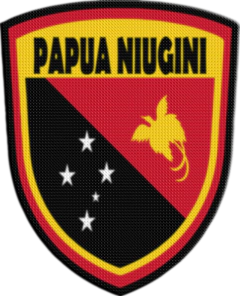 Imagen de Parche Termoadhesivo 7,5 cm Shield - Países de Oceanía