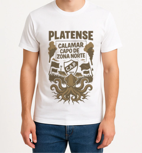 Remera Urbana Diseños Especiales De Platense 3 Modelos - comprar online