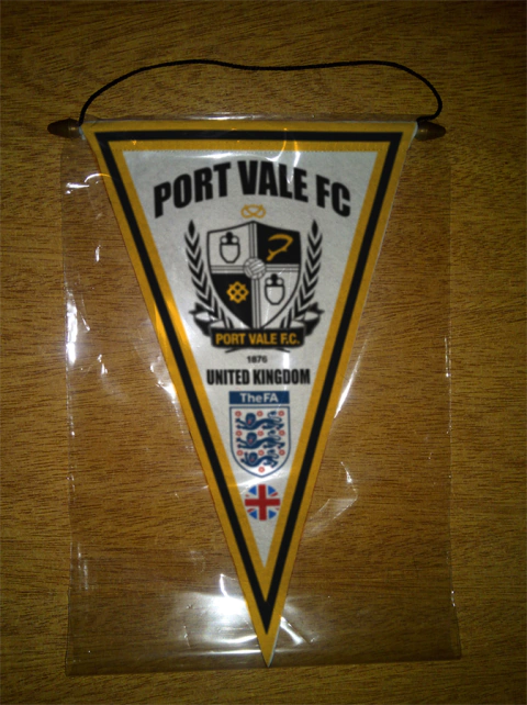 Triangular Pennant Port Vale Fc - buy online