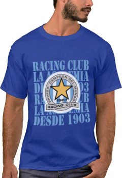 Imagem do Camiseta Urbana De Algodão Adulto De Racing Club 25 Modelos