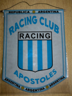 Banderín Mediano Racing Club De Apostoles - comprar online