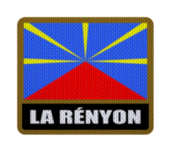 Parche Termoadhesivo 7,5 cm Bandera con Nombre - Países de África