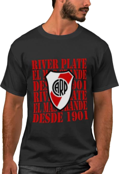 Remera Algodon Urbana De Adulto De River Plate 25 Modelos en internet