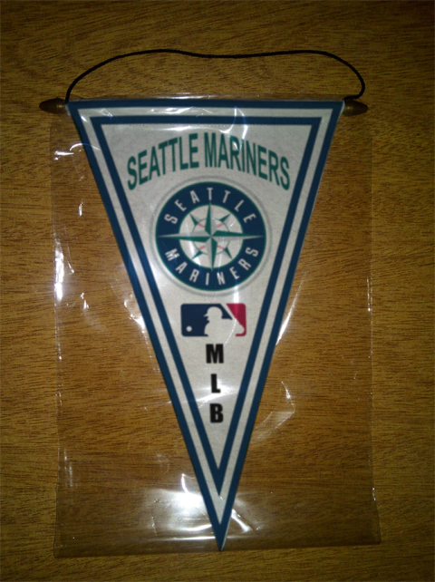 Flâmula Triangular MLB Seattle Mariners - comprar online