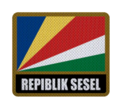 Parche Termoadhesivo 7,5 cm Bandera con Nombre - Países de África - comprar online