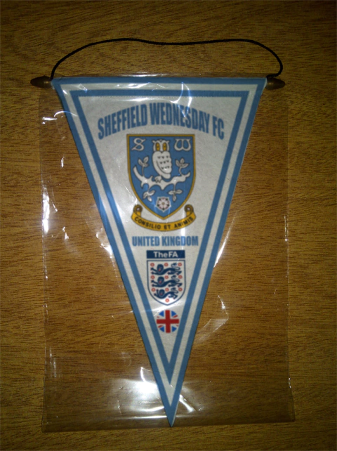 Banderín Triangular Sheffield Wednesday Fc - comprar online