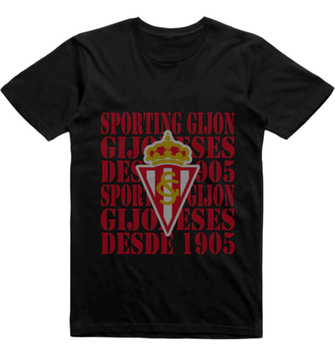 Camiseta Urbana De Algodão Infantil de Sporting Gijon - comprar online