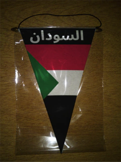 Banderín Triangular Países de África - LM MERCHANDISING