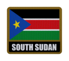 Imagen de Parche Termoadhesivo 7,5 cm Bandera con Nombre - Países de África