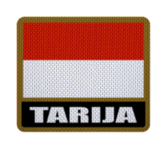 Parche Termoadhesivo 7,5 cm Bandera con Nombre - Divisiones de Bolivia