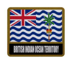 Iron-On Patch 7,5 cm Bandera con Nombre - Countries de Oceanía - buy online