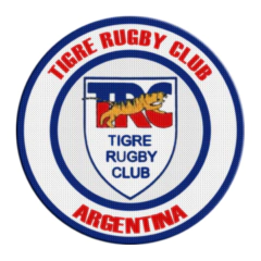 Iron-On Patch 7,5 cm Tigre Rugby Club on internet