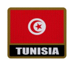 Parche Termoadhesivo 7,5 cm Bandera con Nombre - Países de África