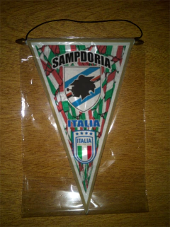 Flâmula Triangular Uc Sampdoria Italia 2 modelos na internet