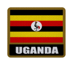 Imagen de Parche Termoadhesivo 7,5 cm Bandera con Nombre - Países de África