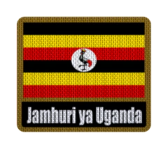 Parche Termoadhesivo 7,5 cm Bandera con Nombre - Países de África - tienda online