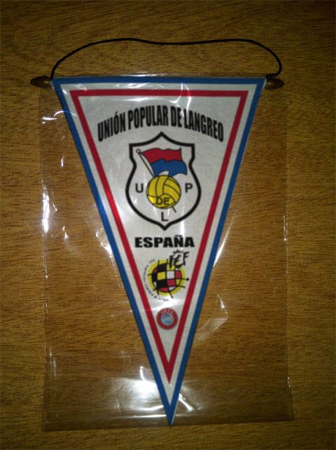 Banderín Triangular Unión Popular De Langreo - comprar online