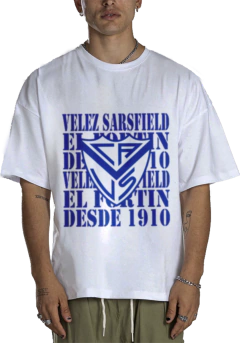 Camiseta Urbana De Algodão Adulto De Velez Sarsfield 22 Modelos
