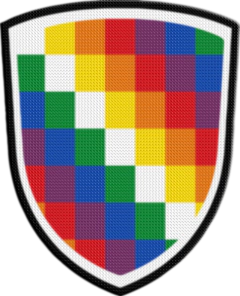 Iron-On Patch 7,5 cm Shield - Countries de América - buy online