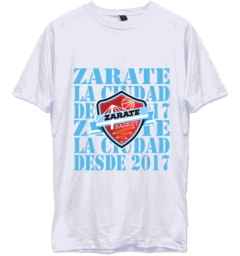 Camiseta Urbana De Algodão Adulto de Zarate Basket - loja online