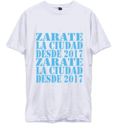 Camiseta Urbana De Algodão Adulto de Zarate Basket - LM MERCHANDISING