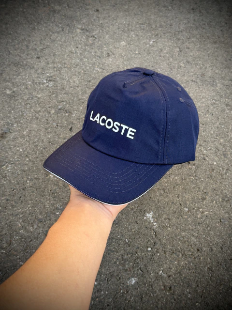 BONE LACOSTE SPORT AZUL ESCURO
