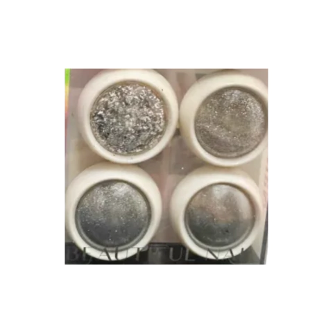 KIT DECORAÇÃO PRATA 4UNI