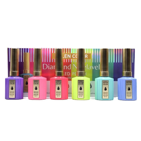 KIT ESMALTE HELEN COLOR 6 CORES MISTO