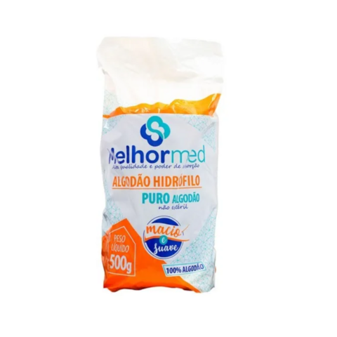ALGODÃO HIDROFILO 500G NÃO ESTERIL EM ROLO