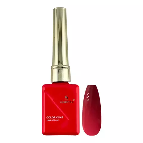 ESMALTE EM GEL DAFU ROSA TAMPA DOURADA - M064 -10ML