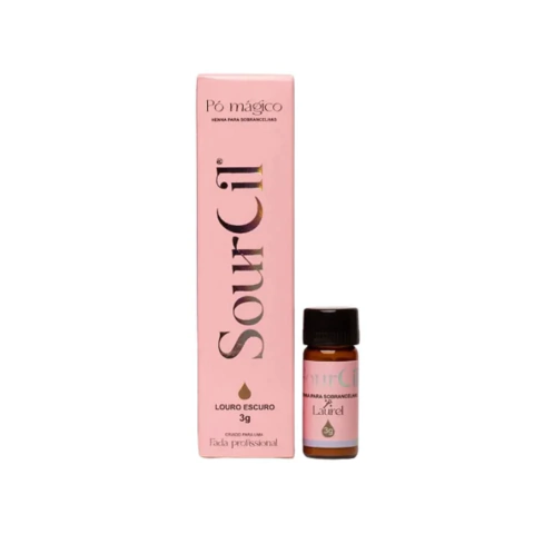 Kit Henna para Sobrancelhas Sourcil 3g Louro Escuro