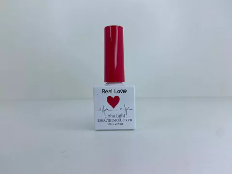 Esmalte em Gel Linha Light Real Love Rosa Forte 8ml