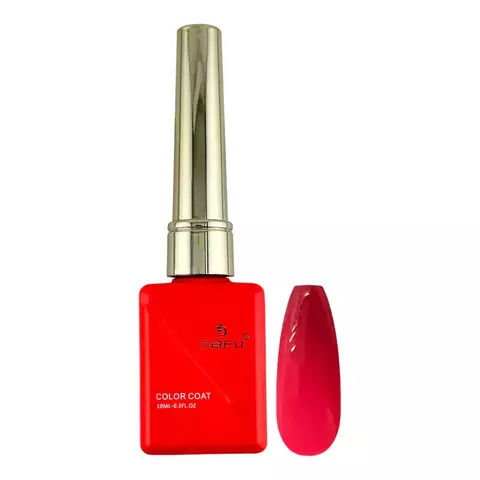 ESMALTE EM GEL DAFU ROSA TAMPA DOURADA - M063 -10ML