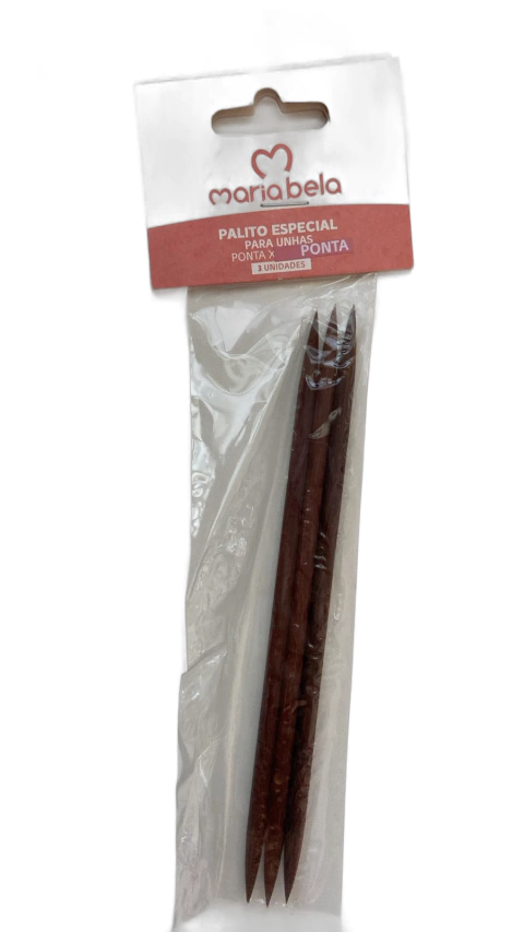 PALITO ESPECIAL PARA UNHAS PONTA X 3UN - MARIA BELA