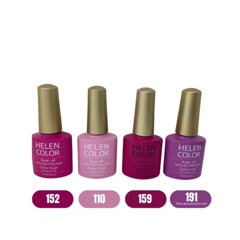 ESMALTE EM GEL HELEN COLOR ROSA 10ML