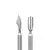 ESPATULA DE MANICURE STALEKS PRO - PS-50-2 - SERIE SMART 50 - EMPURRADOR ARREDONDADO E REMOVEDOR - comprar online
