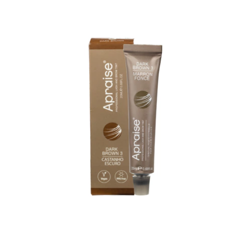 TINTA PARA CILIOS E SOBRANCELHAS APRAISE 3.0 MARROM DARK BROWN 20ml