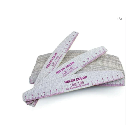 LIXA FINA HELEN COLOR 100/180 PARA ACABAMENTO DE UNHAS