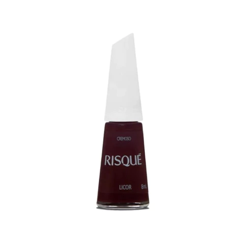 Esmalte Risqué Cremoso Bordo Translucido 8 ml