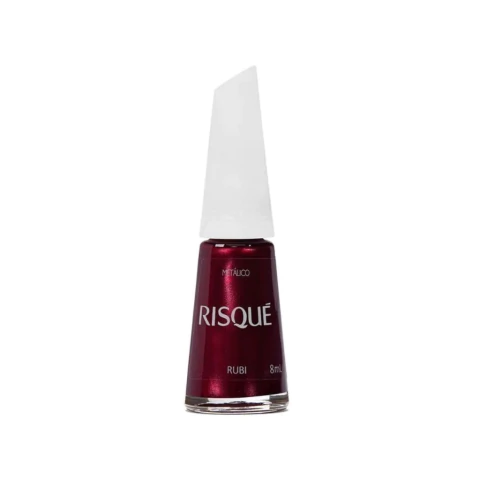 Esmalte Risqué Cremoso Vermelho Brilhoso 8 ml
