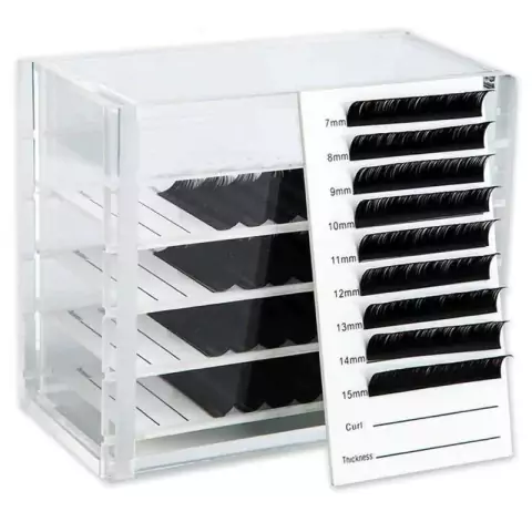 CAIXA ACRILICA PORTA CILIOS