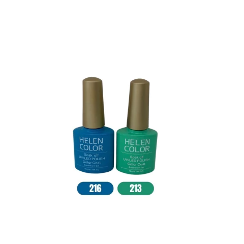 Esmalte em gel tradicional Helen Color Verde 10ml
