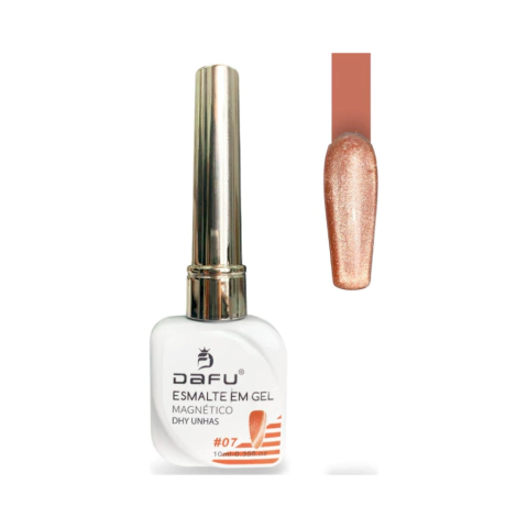 ESMALTE EM GEL DAFU MAGNETICO LARANJA - N07 - 10ML