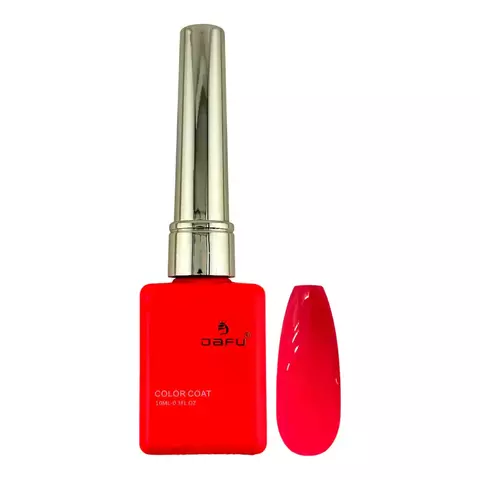 ESMALTE EM GEL DAFU ROSA NEON TAMPA DOURADA - M062 -10ML
