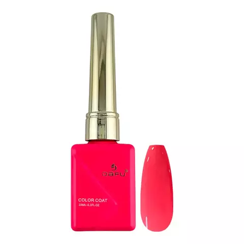ESMALTE EM GEL DAFU ROSA TAMPA DOURADA - M025 -10ML
